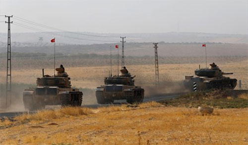 tropas turcas en el norte de Siria Siria condena las “reiteradas agresiones y masacres” de Turquía